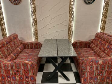 туркменский текстиль постельное белье: Кухонный стол, Новый, Прямоугольный, Нераскладной — 2