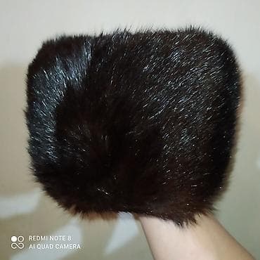 Женская шапка,мех