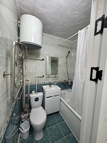 сдаю квартиру в кара балте: 2 комнаты, 47 м², 104 серия, 4 этаж, Дизайнерский ремонт — 7
