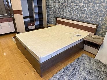 кровати двух спальни: Двуспальная кровать, С матрасом, длина - 200 см — 1