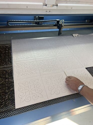 продаю оборудование для стирки ковров: Услуги лазерной резки ткани. 🔴Большой двухголовый лазер 🔴Быстро — 2