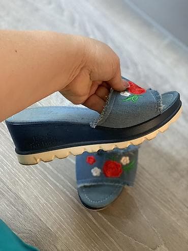 ирина: Босоножки, 39, Aldo, Б/у, цвет - Синий, Платная доставка — 2