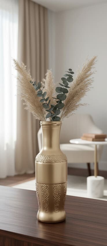 Продаю вазу для цветов 2 шт золотого цвета 1 шт белого стекло, 1 шт