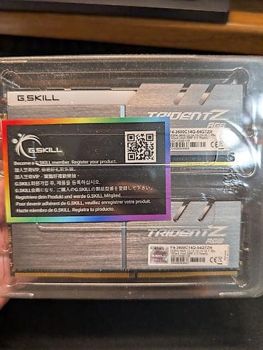 Оперативдик эс-тутум, Колдонулган, G.SKILL, 32 ГБ, DDR4, 3600 МГц