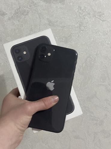 IPhone 11, Новый, 64 ГБ, Черный, Коробка, 74 %