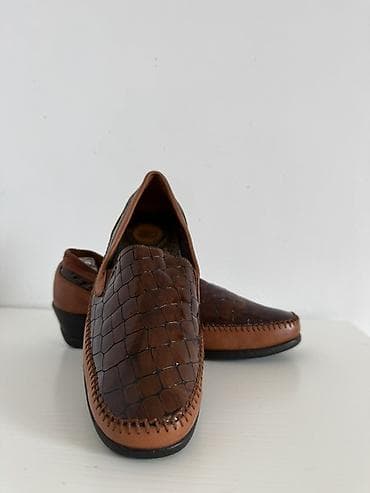 Сапоги: Женские комфортные туфли-лоферы - Материал верха: натуральная кожа — 4