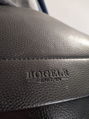 портфель для документов: Барсетка, Материал: Искусственная кожа, Застежка на магните, Разделенные отделения, Регулируемый ремень, Б/у — 2