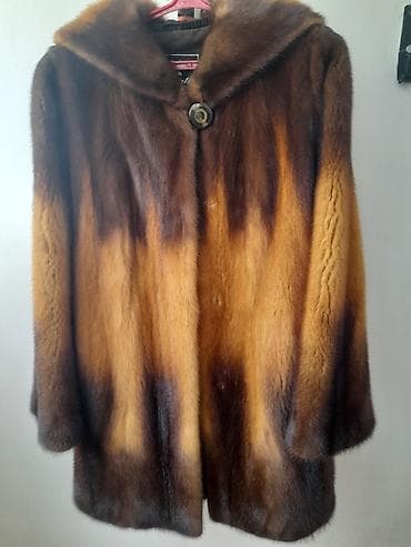 lost cherry: Шуба, По колено, Канада, С капюшоном, 2XL — 4