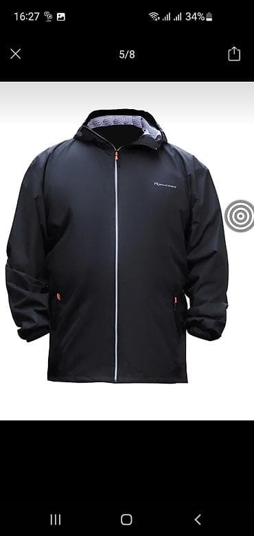 Личные вещи: Водонепроницаемый костюм-дождевик Raincoat: куртка + брюки + чехол 6XL — 2