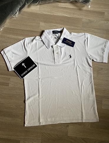 кепка поло: Мужская футболка, M, L, XL, Polo Ralph Lauren, Новый, цвет - Белый, Самовывоз, Платная доставка — 1