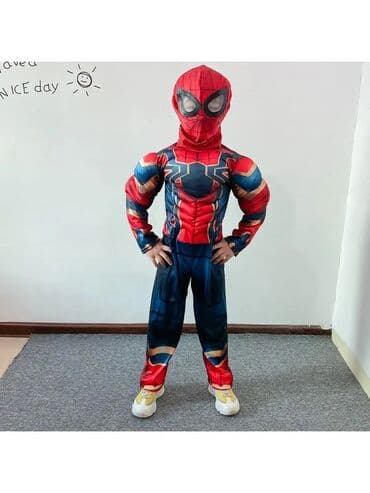 Детские костюмы Человек паук и Халк. на возраст 3-5 лет. Размеры