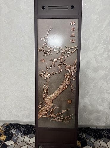 50: Ширма, перегородка Материал: Дерево, Колличество секций: 4, С резьбой, Для салона — 6