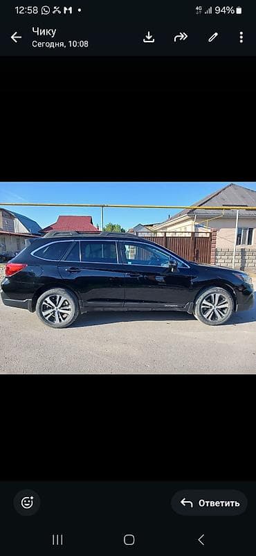 Subaru Outback: 2019 г., 2.5 л, Вариатор, Бензин, Кроссовер