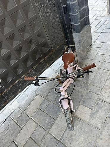 колесо 14: Детский велосипед, 2-колесный, 4 - 6 лет, Для девочки, Б/у — 5