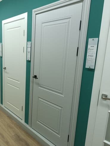 дверь хайтек: Балконная дверь, Новый, Со стеклом, Деревянная — 7