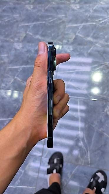touch id: IPhone 13 Pro, Б/у, 256 ГБ, Зеленый, Чехол, 87 % — 5