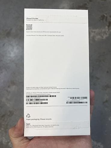 iphone pro max 12: IPhone 17 Pro Max, Deep Blue, 256 ГБ (модель A3257) Комплектация и — 3