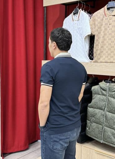 свадебные платья в бишкеке фото и цены: Мужская футболка, XL, Adidas, Новый, цвет - Голубой, Самовывоз — 4