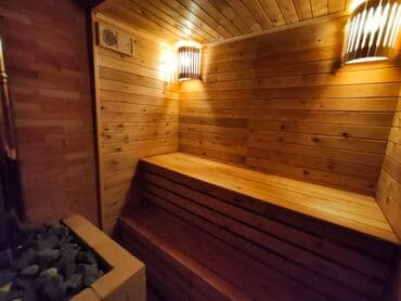 купить детский каркасный бассейн: Очень уютная банька! Домашний уют. Имеется массажный кабинет с — 4