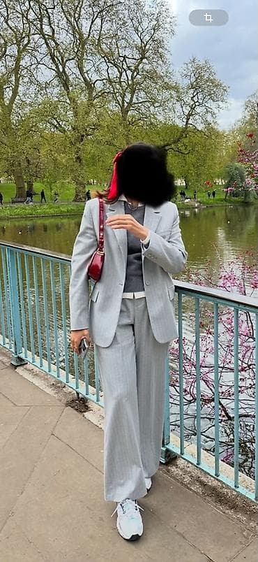 Брючный костюм MANGO, размер 38 (М), в хорошем состоянии, 3000с