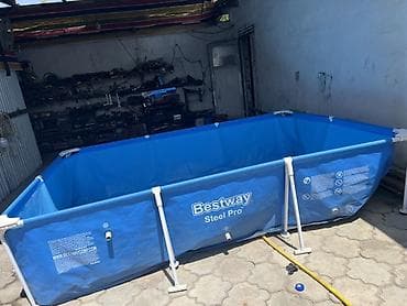 военные мешки: Каркасный прямоугольный бассейн Bestway Steel Pro - Серия: Steel Pro — 1