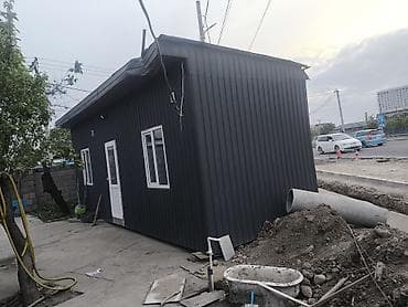 готовые домики: Жилой модуль/вагон-дом из металлопрофиля - Каркасный модуль — 2