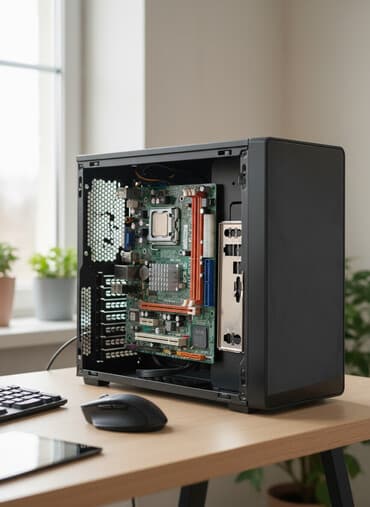 свитчи для клавиатуры: Материнская плата, Б/у, Biostar, LGA775, Micro-ATX, Для ПК — 1