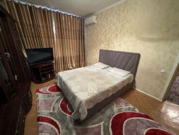 квартира на ночь в бишкеке: 1 комната, Душевая кабина, Постельное белье, Кондиционер — 3