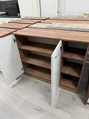 Тумбы и подставки для обуви: Тумба для кухни, Без мойки, Напольная, ДСП, цвет - Коричневый — 3