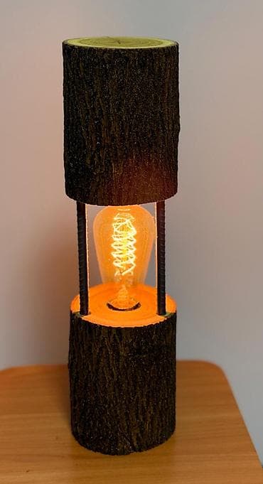 лампа вуда: Авторские настольные светильники из массива дерева - Ручная работа — 10