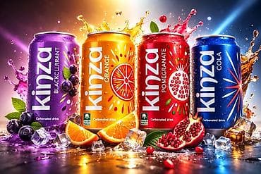 Мёд: Газированные напитки Kinza — яркая линейка освежающих вкусов в — 1