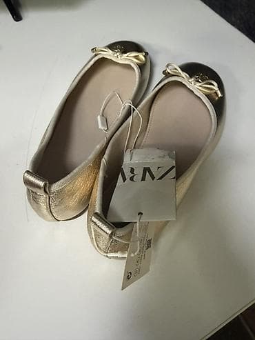 Туфли: Туфли, 36, Zara, Новый, цвет - Золотой, Самовывоз — 2