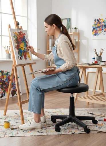 кресло мячик: Табуретка, Другой материал, Не раскладной — 1