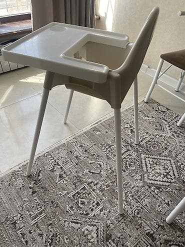 office table: Детский высокий стульчик для кормления Состояние как новый . - — 5