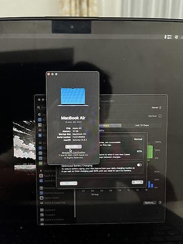 macbook pro air: Для программирования, Б/у, Apple M2, ОЗУ, RAM: 16 ГБ — 3