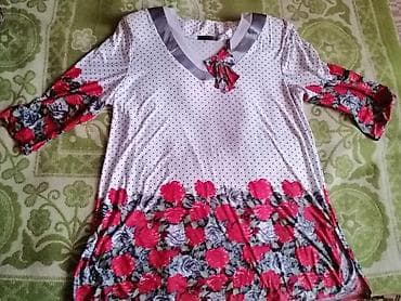 lining 38: Туника нарядная красивая. Новая размер 58. Длина до колена — 6