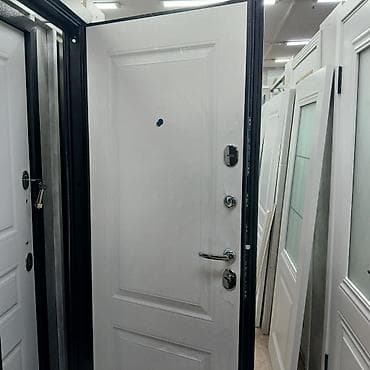 Металлические сейфовые двери: Двери для домов и квартир, Металлическая, Одностворчатая, Левосторонняя, цвет - Черный — 1