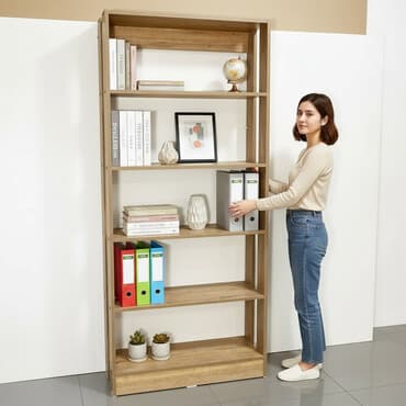 Стеллаж Феликс STF780 (Дуб Амберг) 9500 сом Стеллаж для документов и at lalafo.kg Стеллаж Феликс STF780 (Дуб Амберг) 9500 сом Стеллаж для документов и