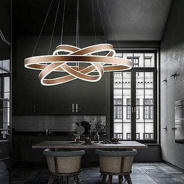 Подвесной светильник LED в современном дизайнерском исполнении. -