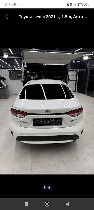 хундай самсунк: Toyota Levin: 2021 г., 1.5 л, Автомат, Бензин, Седан — 5