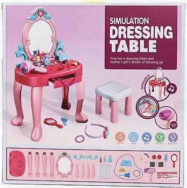 детский туалетный столик: Туалетный столик, Новый, С подсветкой — 2