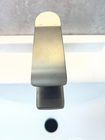 мебель для душа: Тумба для ванны, С раковиной, цвет - Серый — 6