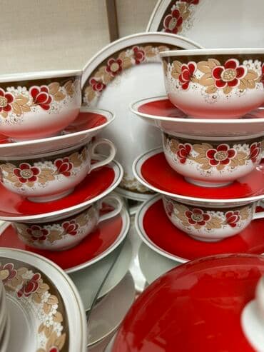 сервиз чайный: Редкость, изысканность, красота! Чайный сервиз ГДР из костяного — 4