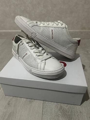 слипоны бу: Мужские кроссовки, 41, Moncler, Б/у, цвет - Белый — 2