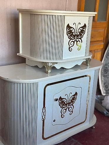 оптом женские вещи: Тумба для вещей и одежды, Без зеркала, ЛДСП, цвет - Бежевый — 2