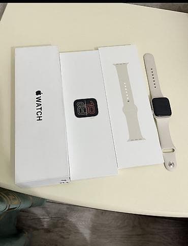 iphone 7 silver: Apple Watch (бежевый ремешок) в отличном состоянии Продам Apple — 1