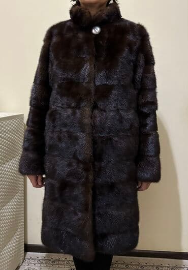 Норковая шуба в хорошем состоянии. Размер 46-48