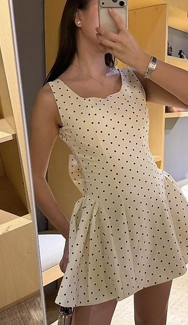 Повседневное платье, Китай, Лето, Короткая модель, S, M