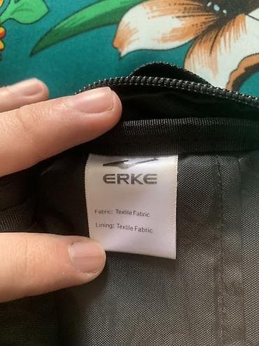 nomad group: Сумка через плечо ERKE, компактная городская модель. - Цвет: черный — 4