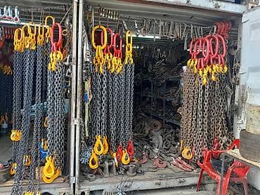 Бизнес үчүн жабдуулар: Чалка Стропы Пауки для крана Ассортимент: - Цепные стропы 1-, 2-, 3- — 1